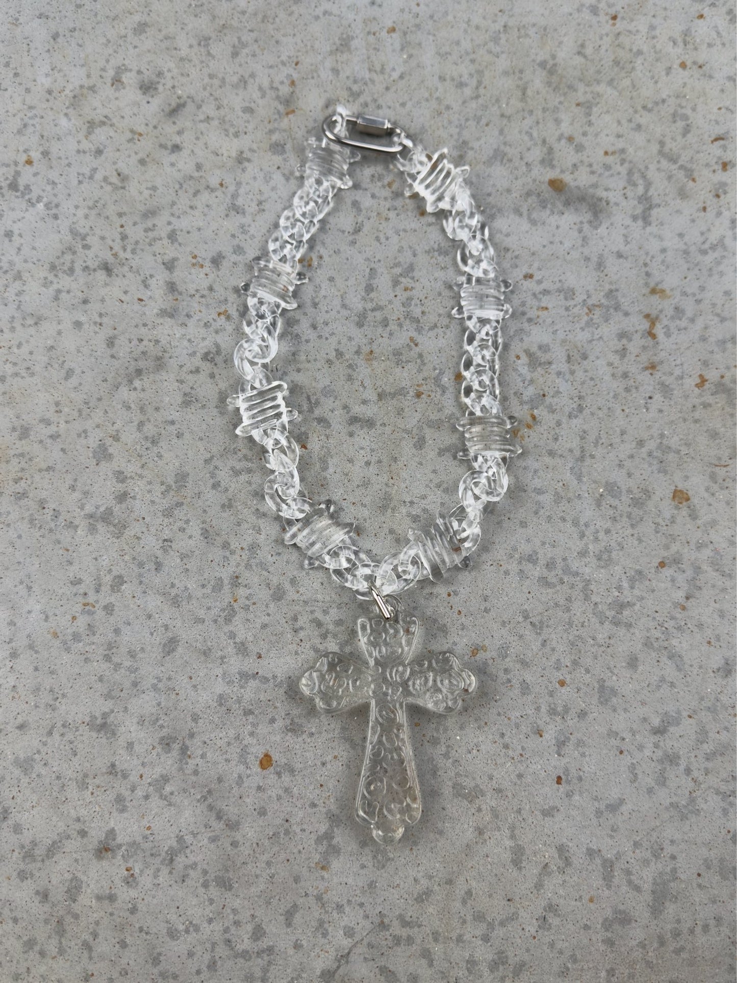BARBED CROSS LINK - Pluto 5ive LLC jewelry