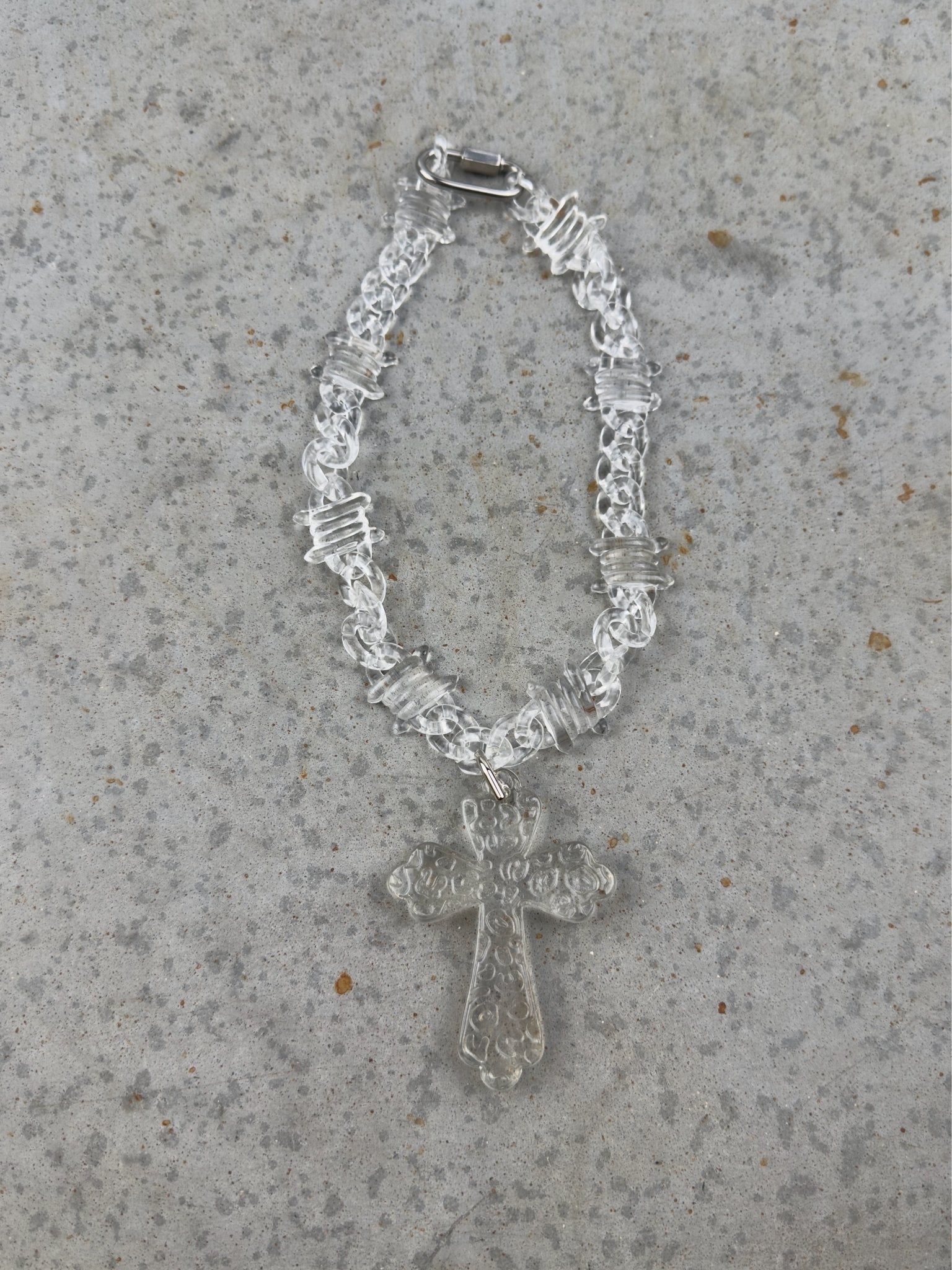BARBED CROSS LINK - Pluto 5ive LLC jewelry