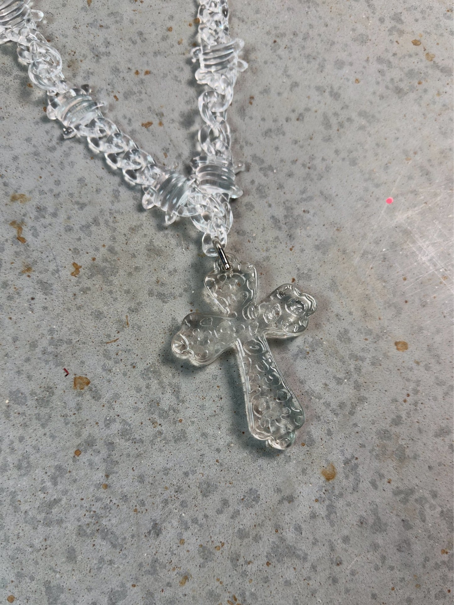 BARBED CROSS LINK - Pluto 5ive LLC jewelry