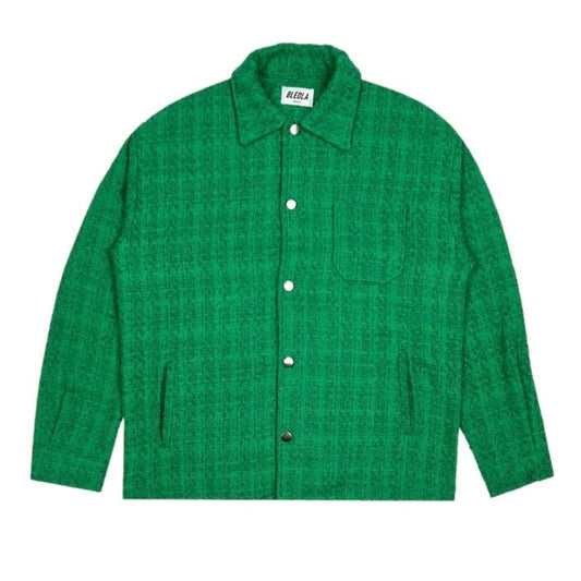 BLÉDLA Trouvaille Textured Overshirt - Kelly Green - Pluto 5ive LLC T-Shirt