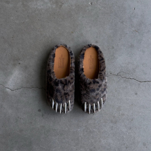 Bravest Studios Dark Leopard Claw Mules - Pluto 5ive LLC shoes