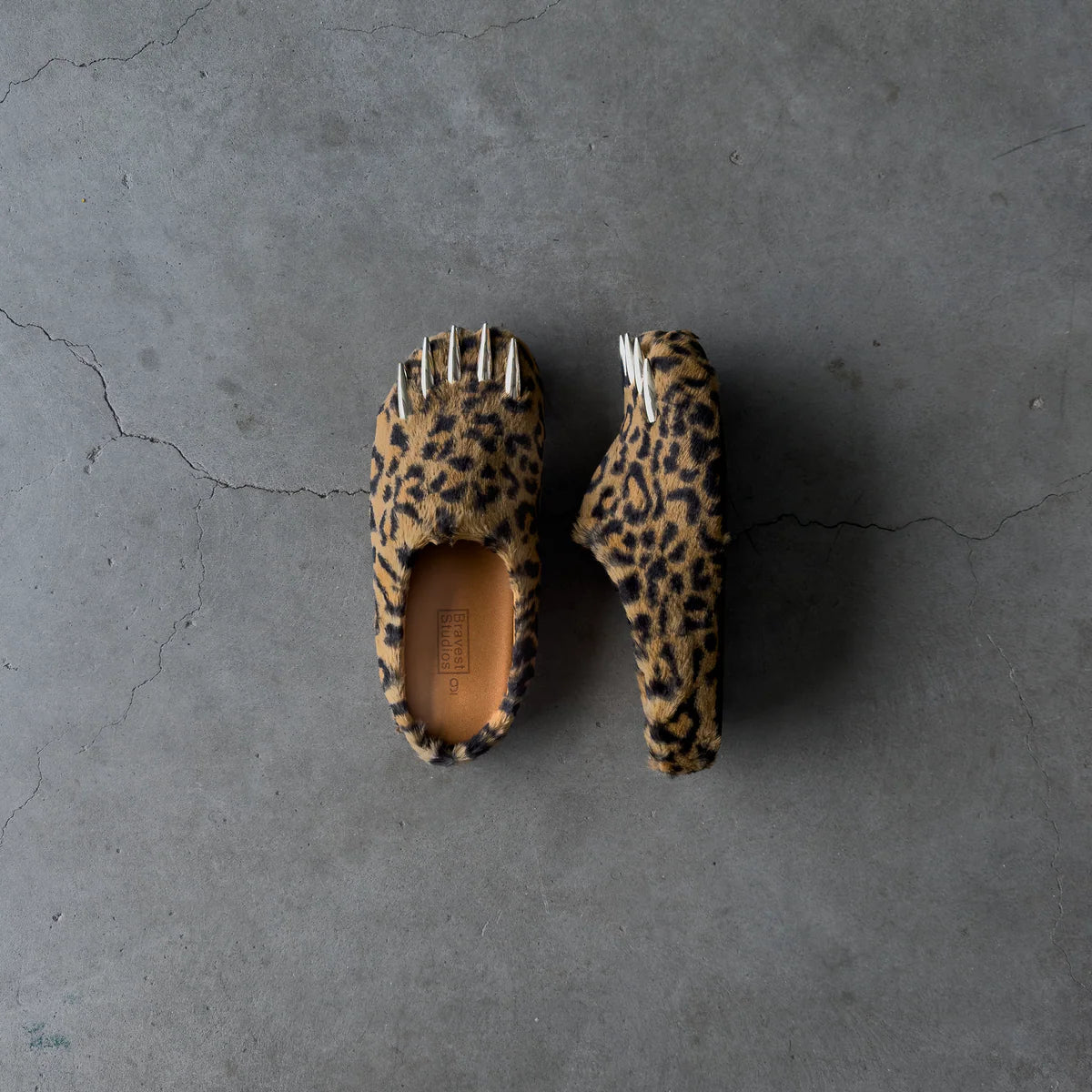 Bravest Studios Leopard Claw Mules - Pluto 5ive LLC shoes
