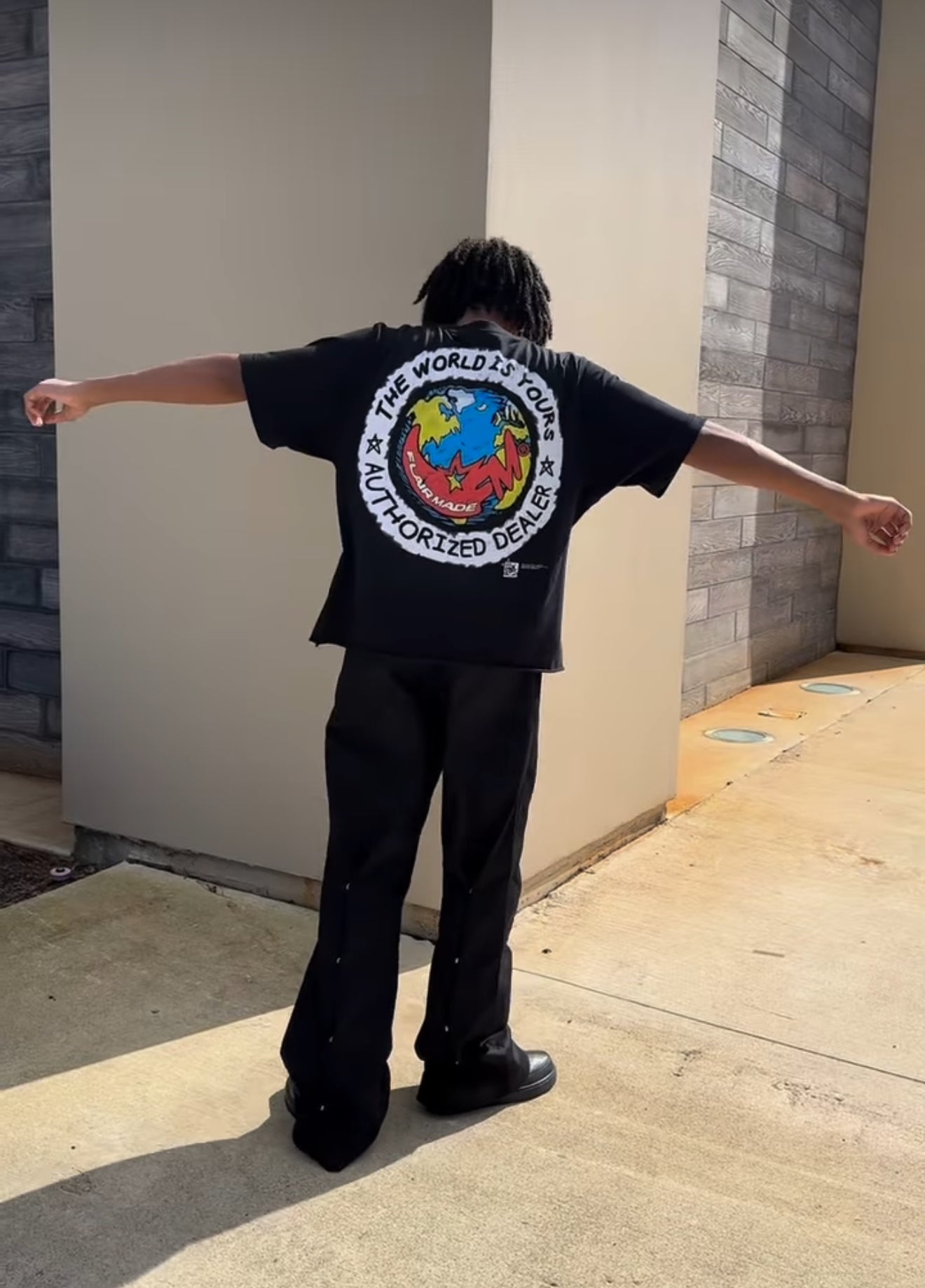 Flair Made “Authorized Dealer Cropped Tee" - Pluto 5ive LLC T-Shirt