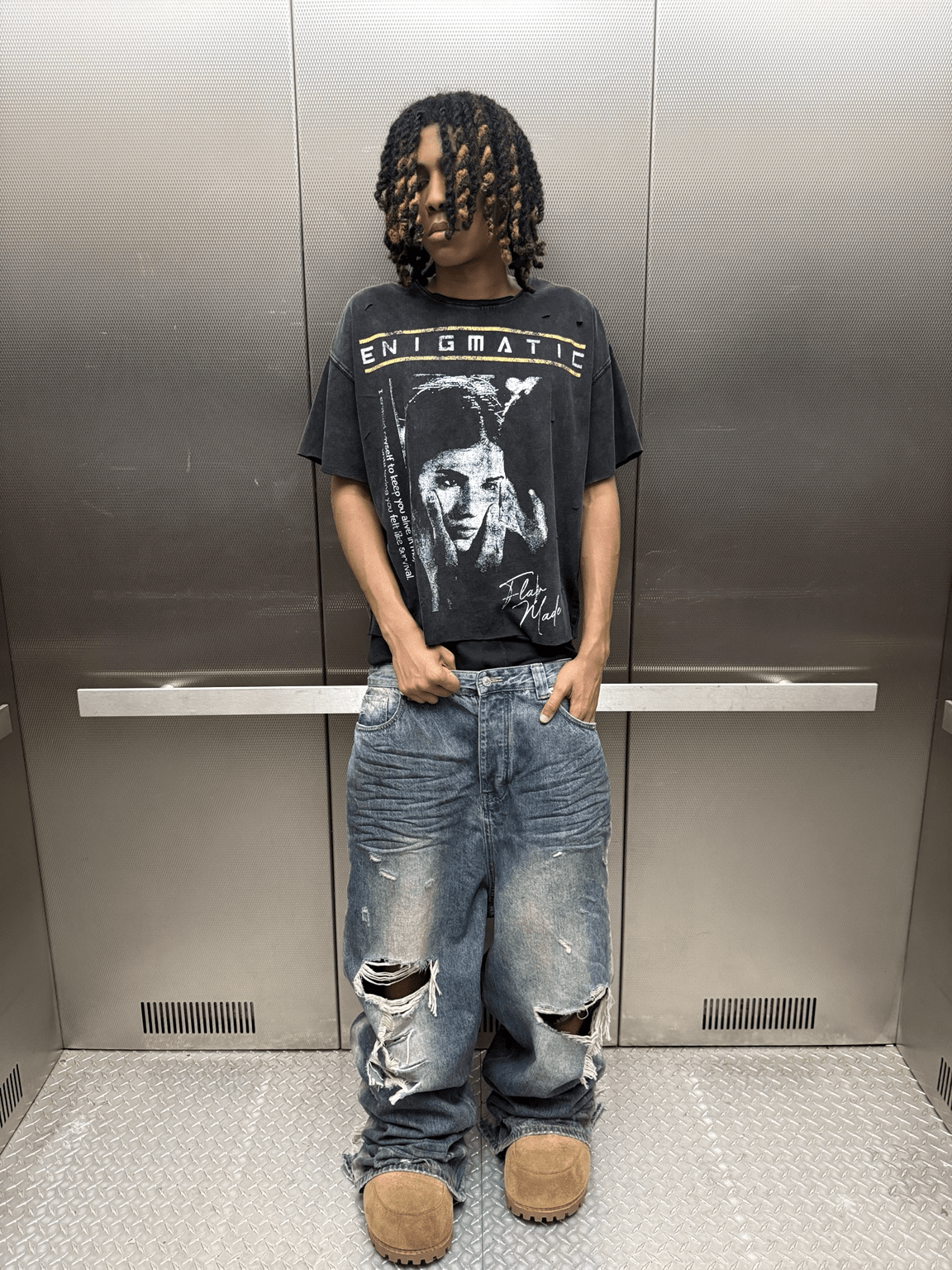 Flair Made "Enigmatic" Tee - Pluto 5ive LLC T-Shirt