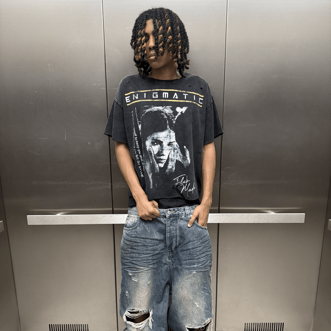 Flair Made "Enigmatic" Tee - Pluto 5ive LLC T-Shirt