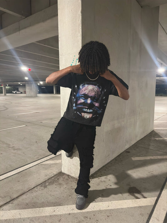 Flair Made “Thoughts Become Things Cropped Tee” - Pluto 5ive LLC T-Shirt