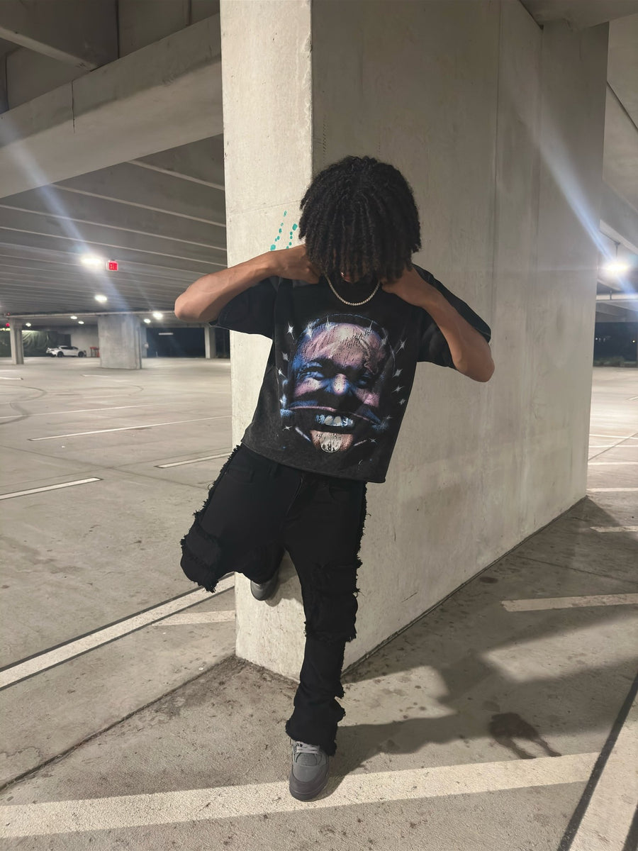 Flair Made “Thoughts Become Things Cropped Tee” - Pluto 5ive LLC T-Shirt