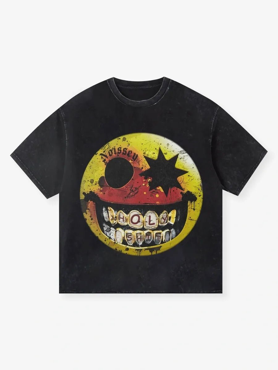 NOISSEY Gangster Smile Tee - Pluto 5ive LLC T-Shirt
