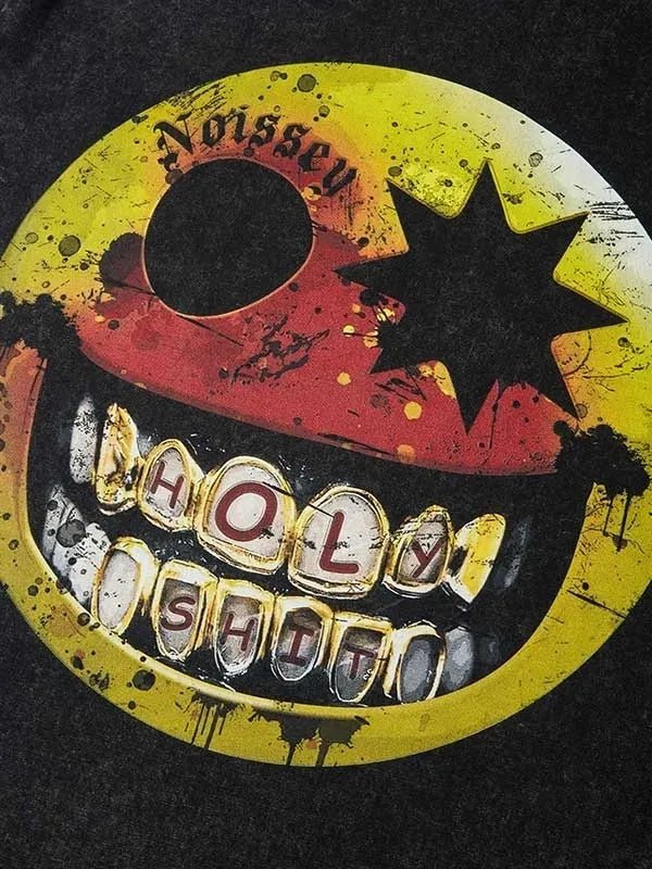 NOISSEY Gangster Smile Tee - Pluto 5ive LLC T-Shirt