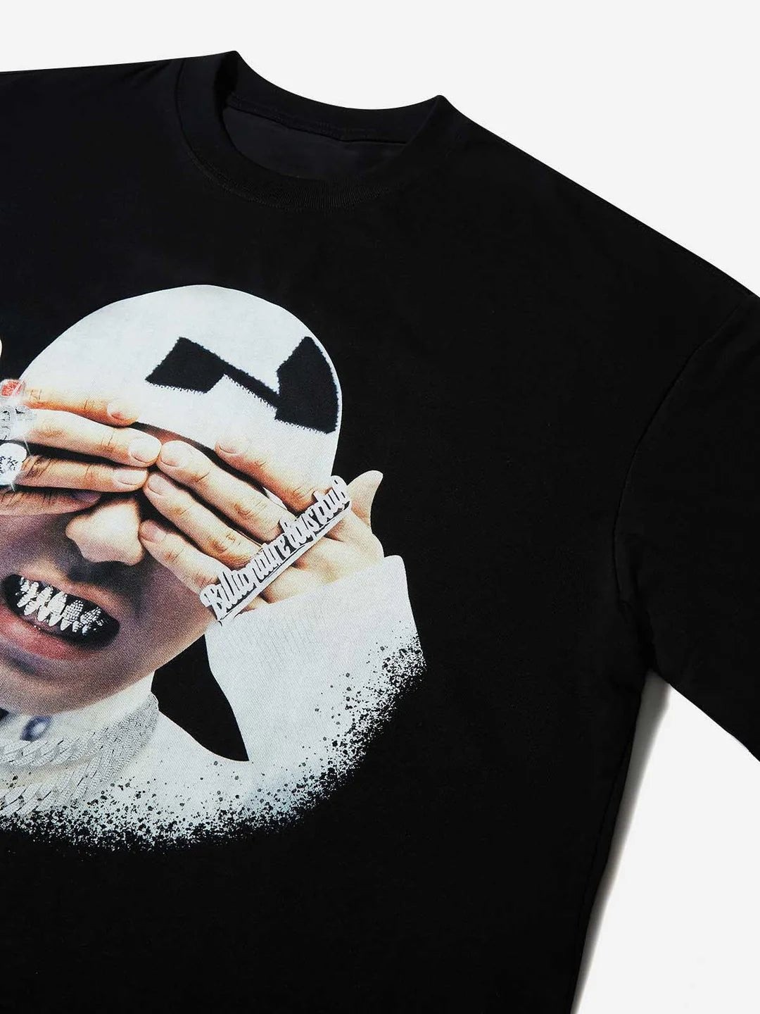 NOISSEY Johnny Ringz & Chainz Crop Tee - Pluto 5ive LLC T-Shirt
