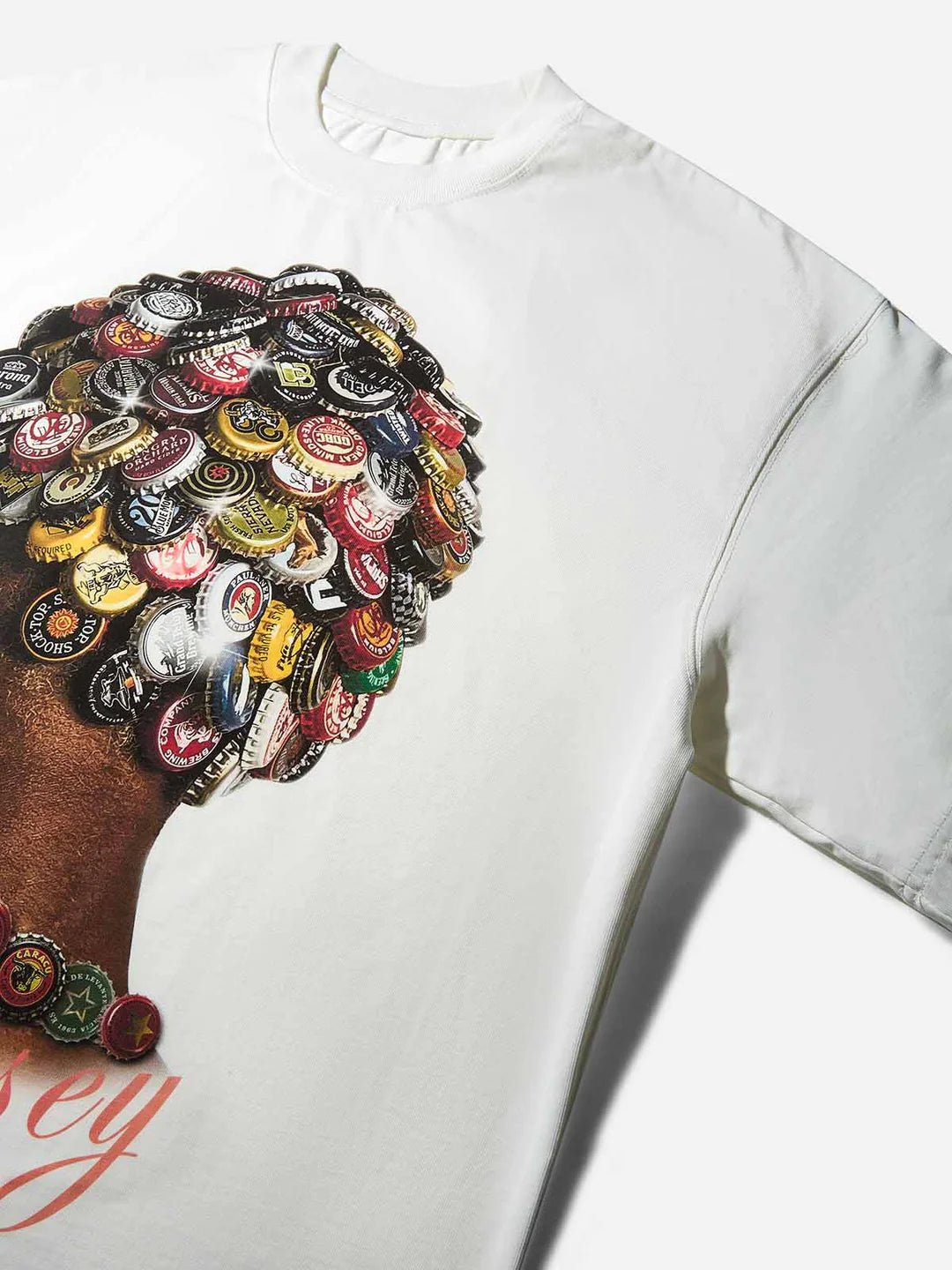 NOISSEY Wild Bottle Top Head Tee - Pluto 5ive LLC T-Shirt