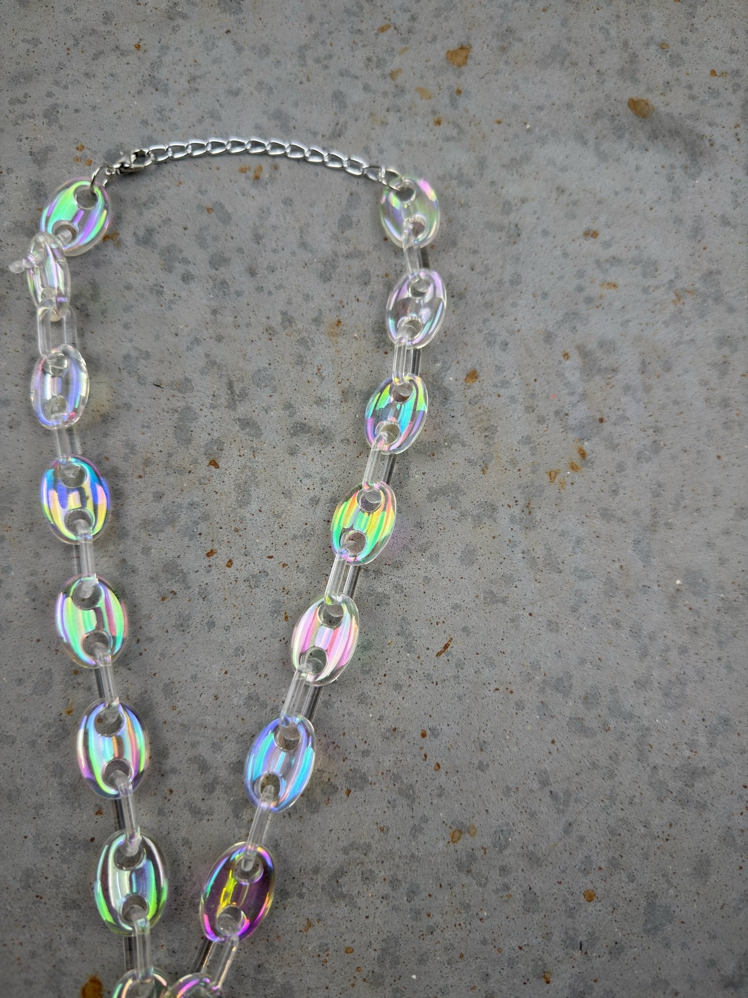 OPAL CROSS LINK NECKLACE - Pluto 5ive LLC jewelry