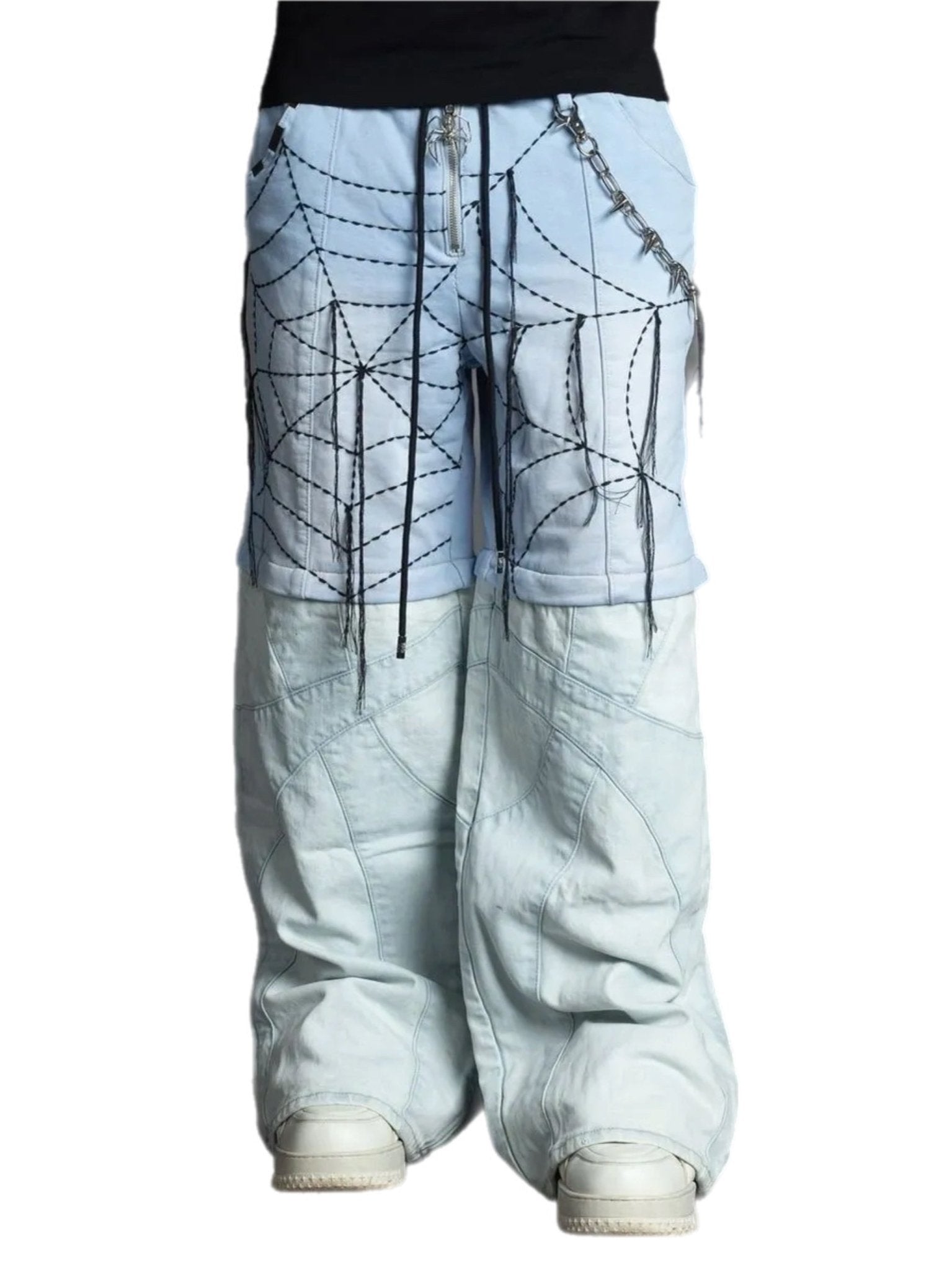 PAINLAB “ Baby Blue Spider Pant” - Pluto 5ive LLC Pants