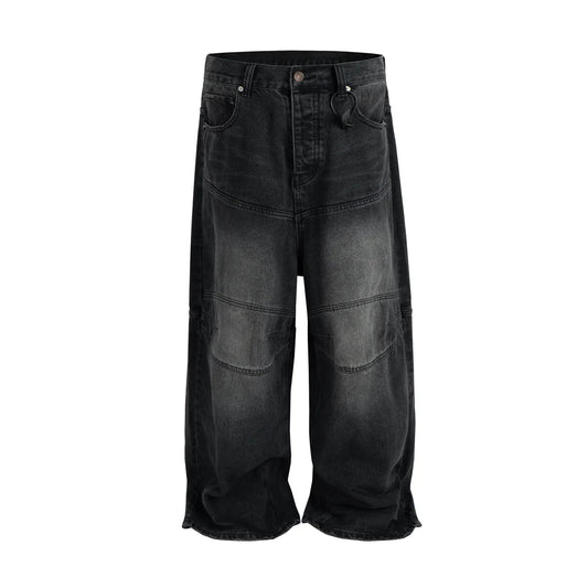 Undeveloped NOIR BAGGY BIKER DENIM - Pluto 5ive LLC Pants