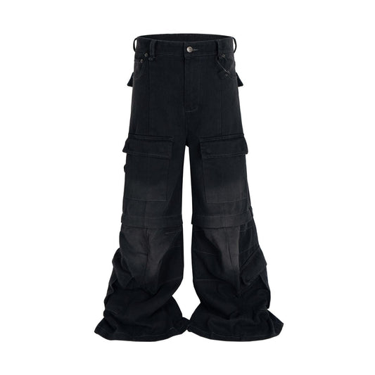 Undeveloped NOIR CONVERT CARGO DENIM - Pluto 5ive LLC Pants