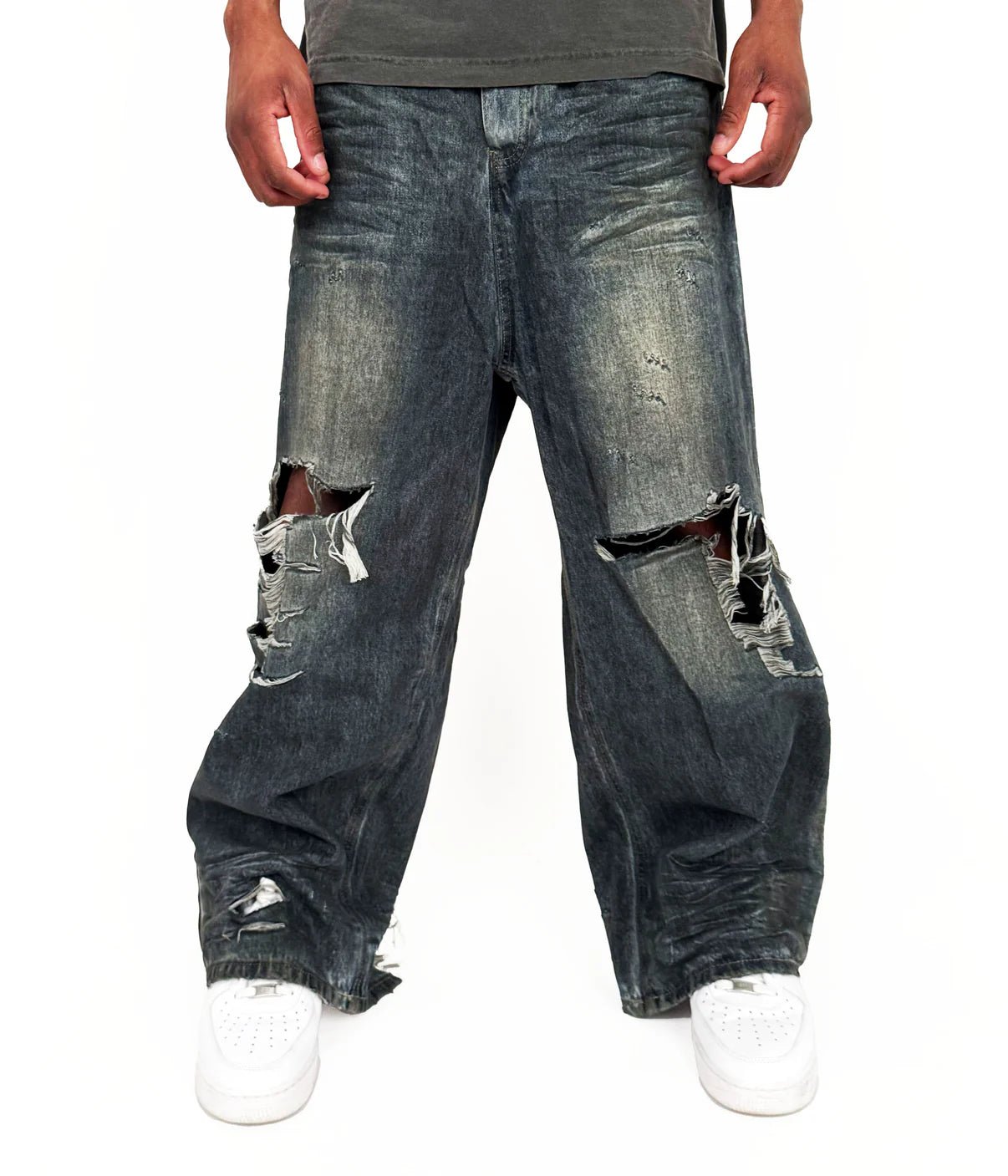Undeveloped WIDEBOY DESTROYED DENIM - Pluto 5ive LLC Pants