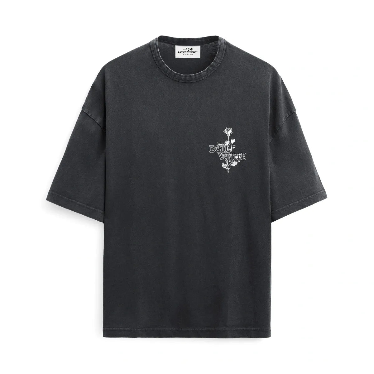 Vertere Berlin Synergy Tee Wash Black - Pluto 5ive LLC T-Shirt
