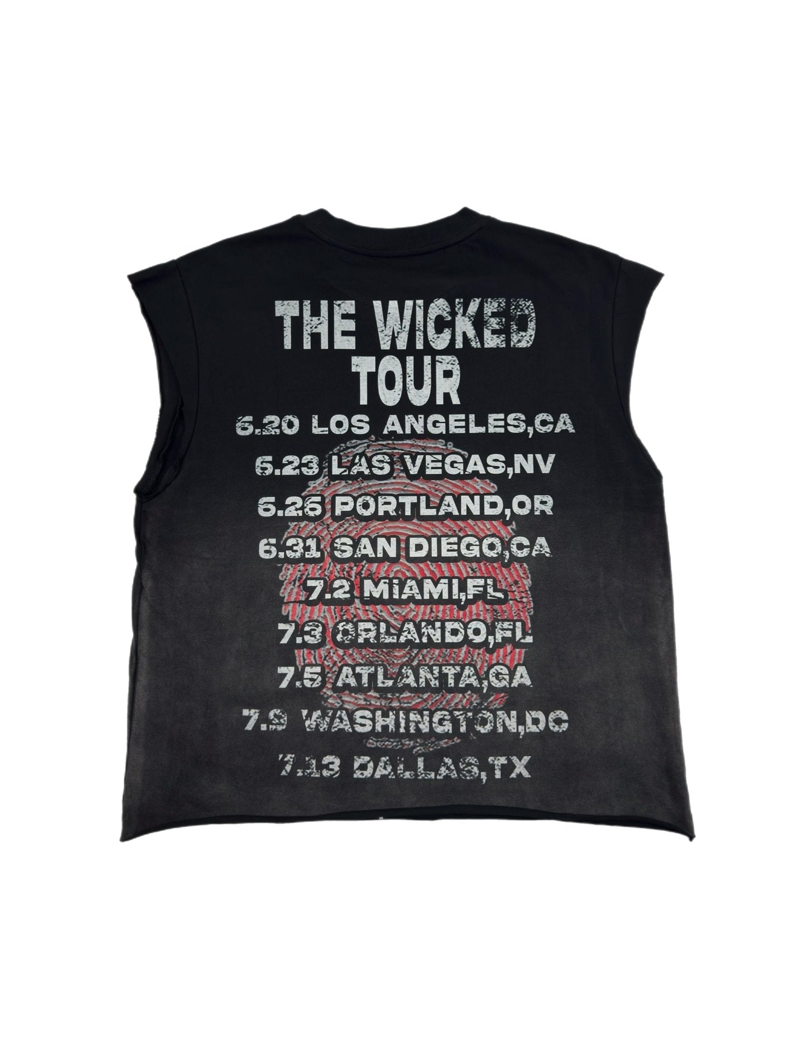 Wicked Tour Sleeveless Tee - Pluto 5ive LLC T-Shirt