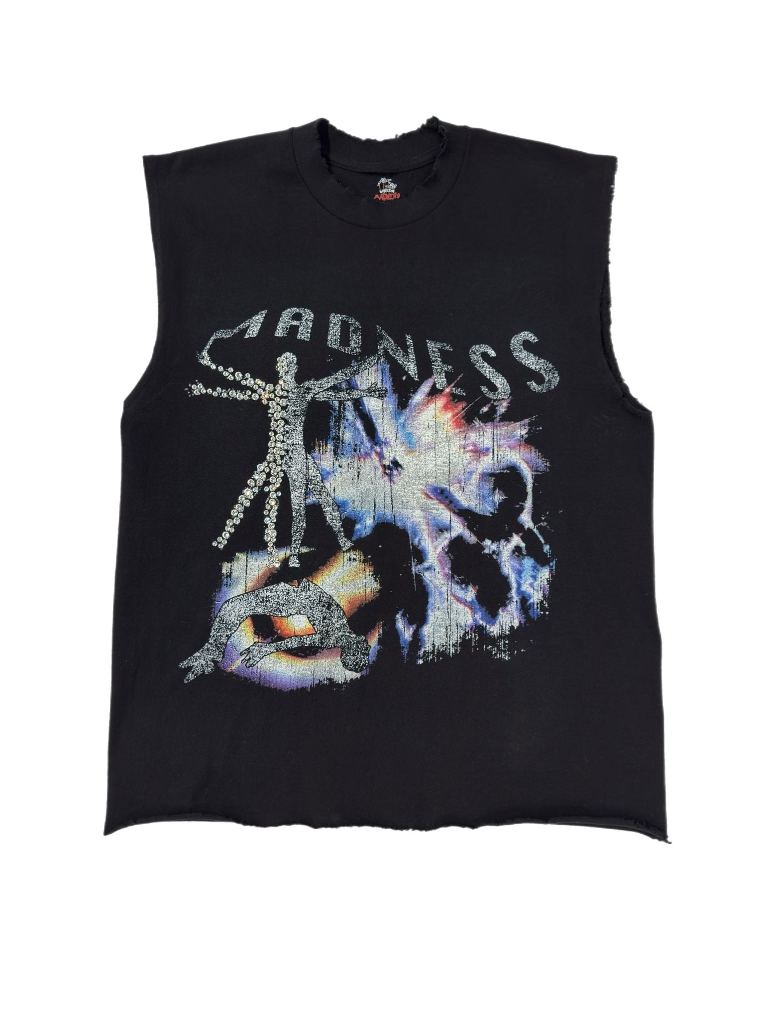 Worksofmadness “ Enlightenment Sleeveless Tee” - Pluto 5ive LLC T-Shirt