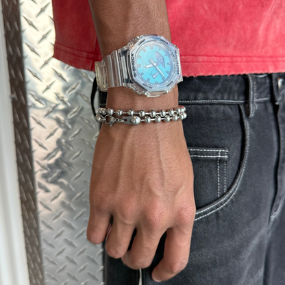 Steel Bead Bracelet
