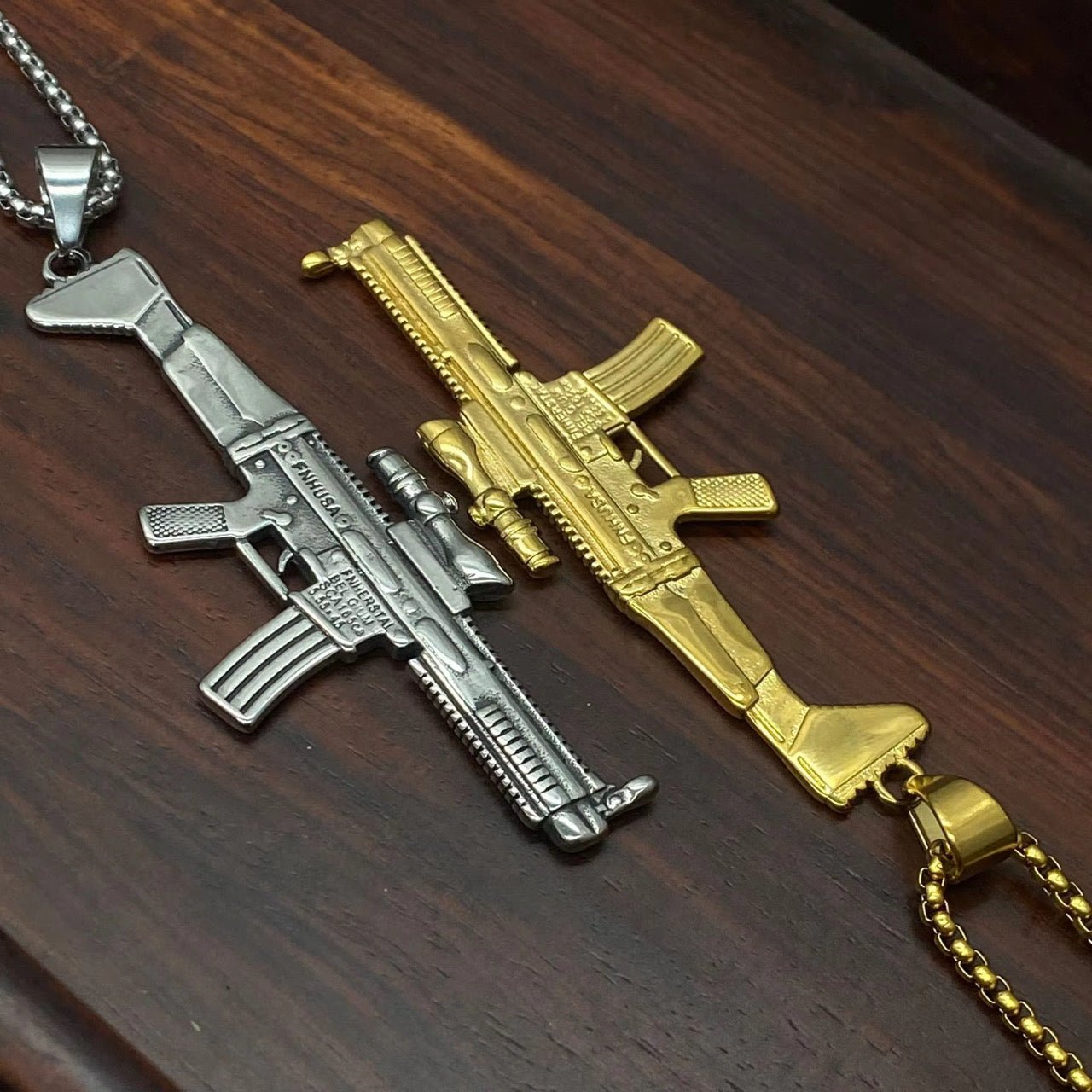 Ammu - Nation Hammer Scope Necklace (G) - Pluto 5ive LLC jewelry