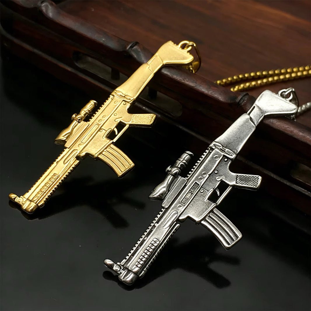 Ammu - Nation Hammer Scope Necklace (S) - Pluto 5ive LLC jewelry