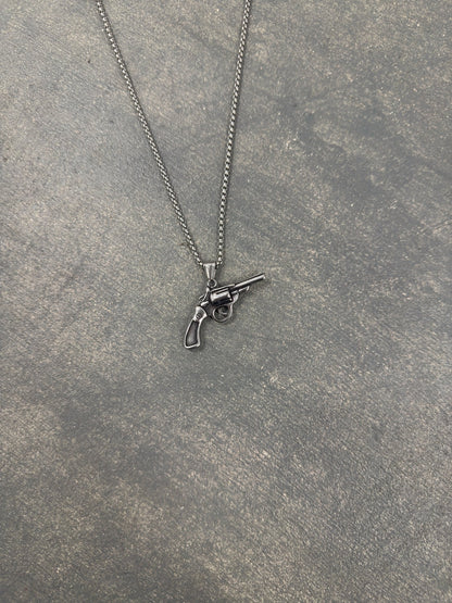 Ammu - Nation Revolver Necklace - Pluto 5ive LLC jewelry