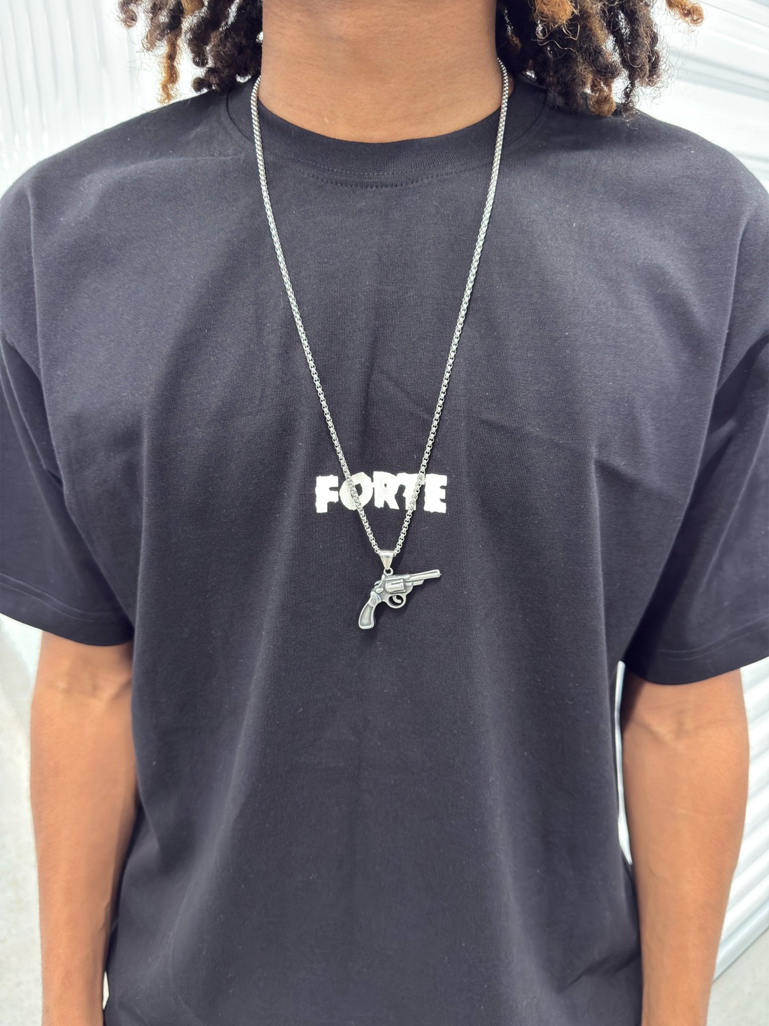 Ammu - Nation Revolver Necklace - Pluto 5ive LLC jewelry