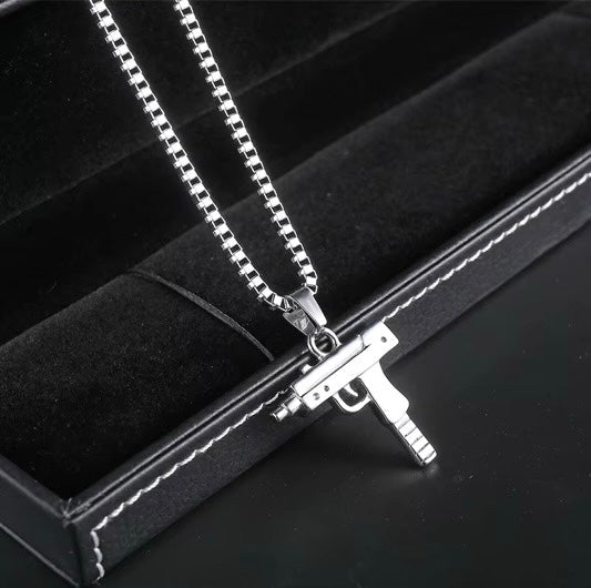 Ammu - Nation Uzi Necklace (S) - Pluto 5ive LLC jewelry
