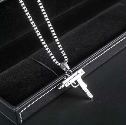 Ammu - Nation Uzi Necklace (S) - Pluto 5ive LLC jewelry
