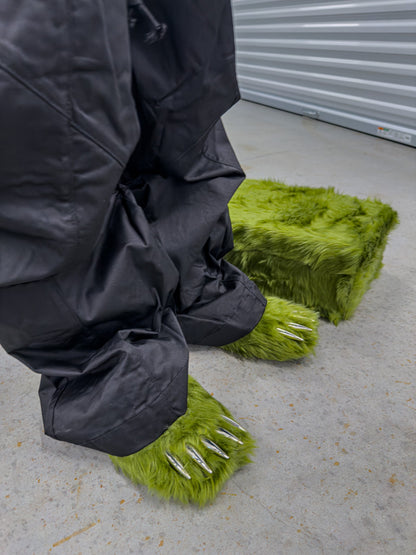 Bravest Studios Green Bear Claw Mules - Pluto 5ive LLC shoes