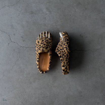 Bravest Studios Leopard Claw Mules - Pluto 5ive LLC shoes