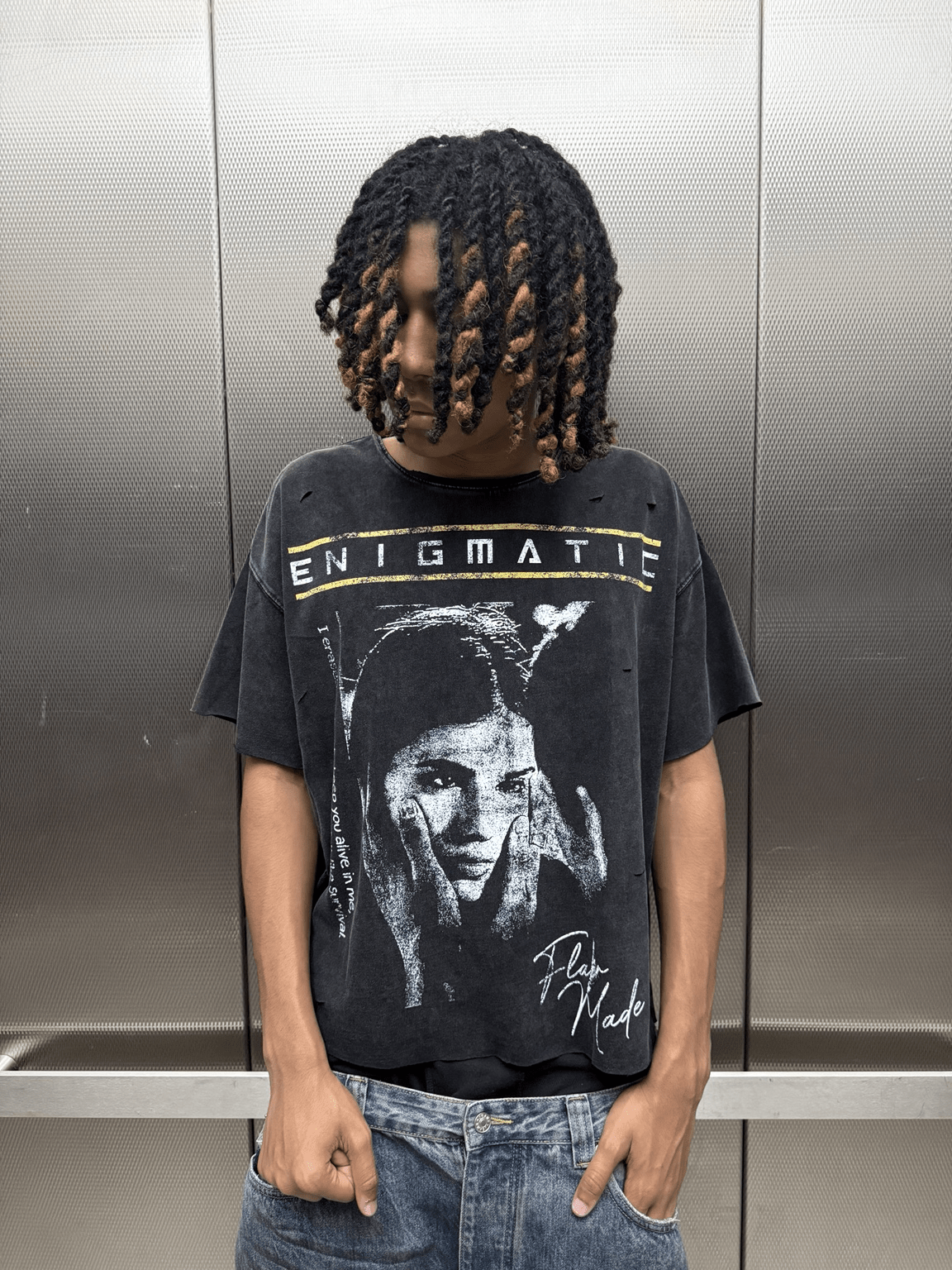 Flair Made "Enigmatic" Tee - Pluto 5ive LLC T-Shirt