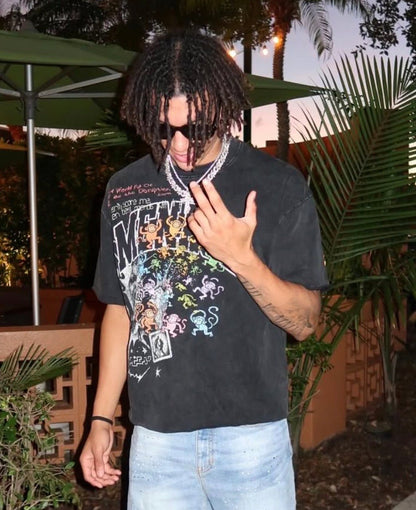 Known Menace "Pain & Disruption" Cropped Tee - Pluto 5ive LLC T-Shirt
