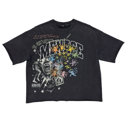 Known Menace "Pain & Disruption" Cropped Tee - Pluto 5ive LLC T-Shirt