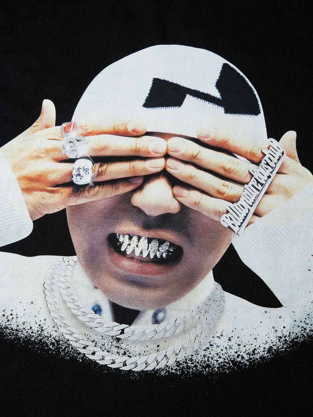 NOISSEY Johnny Ringz & Chainz Crop Tee - Pluto 5ive LLC T-Shirt