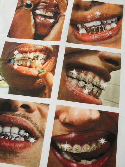 NOISSEY Personalized Sparkle Grills Combination Tank Top - Pluto 5ive LLC T-Shirt