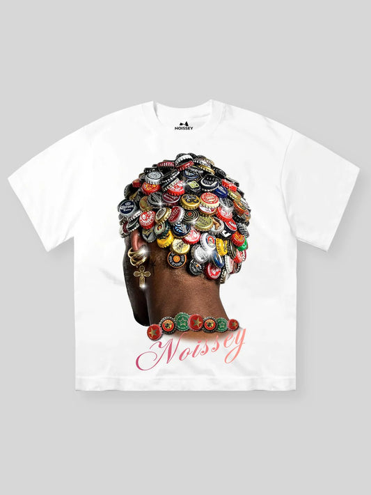 NOISSEY Wild Bottle Top Head Tee - Pluto 5ive LLC T-Shirt