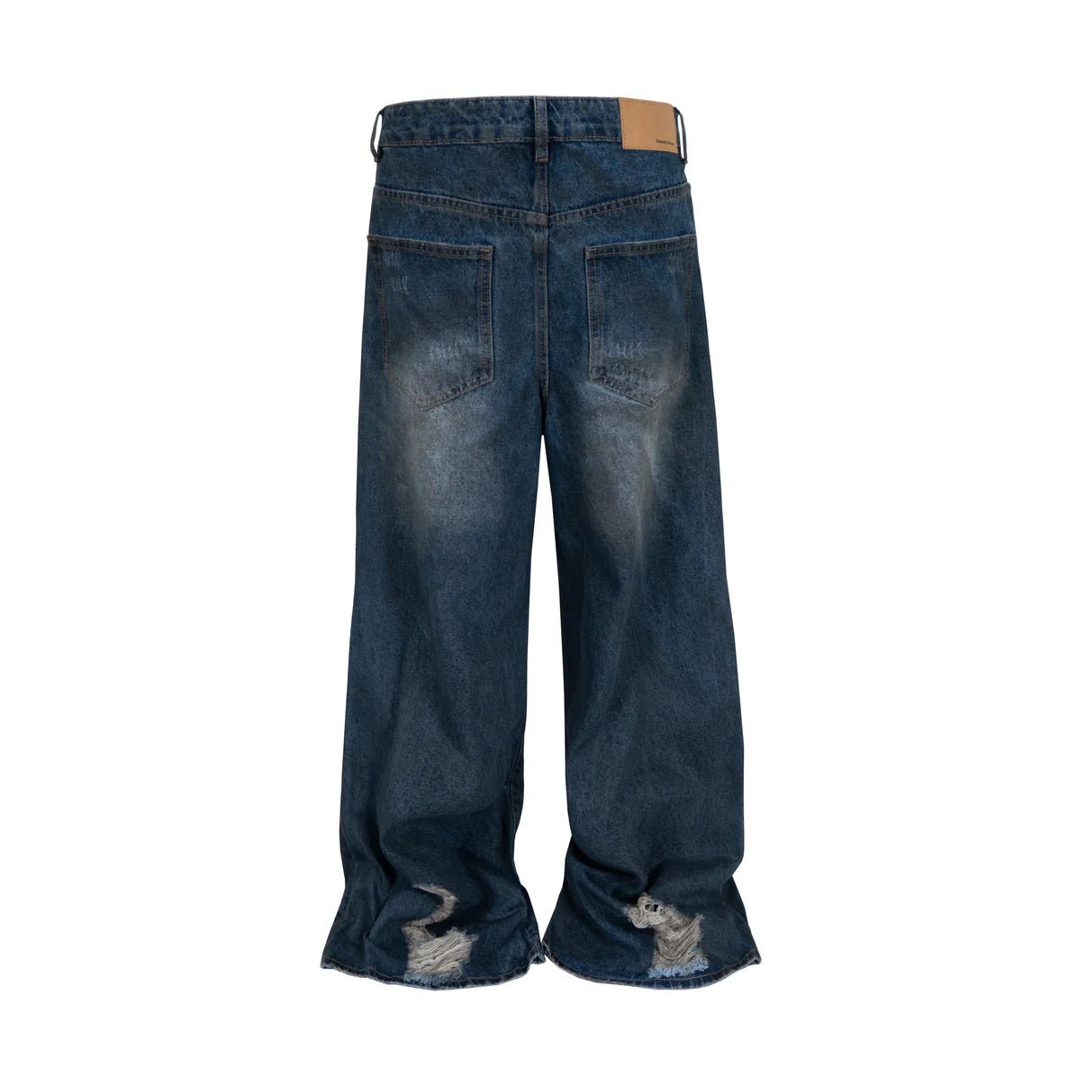 Undeveloped Azul Distressed Camo Patchwork Denim - Pluto 5ive LLC Pants