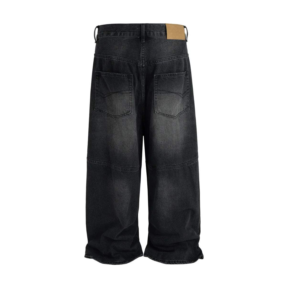 Undeveloped NOIR BAGGY BIKER DENIM - Pluto 5ive LLC Pants