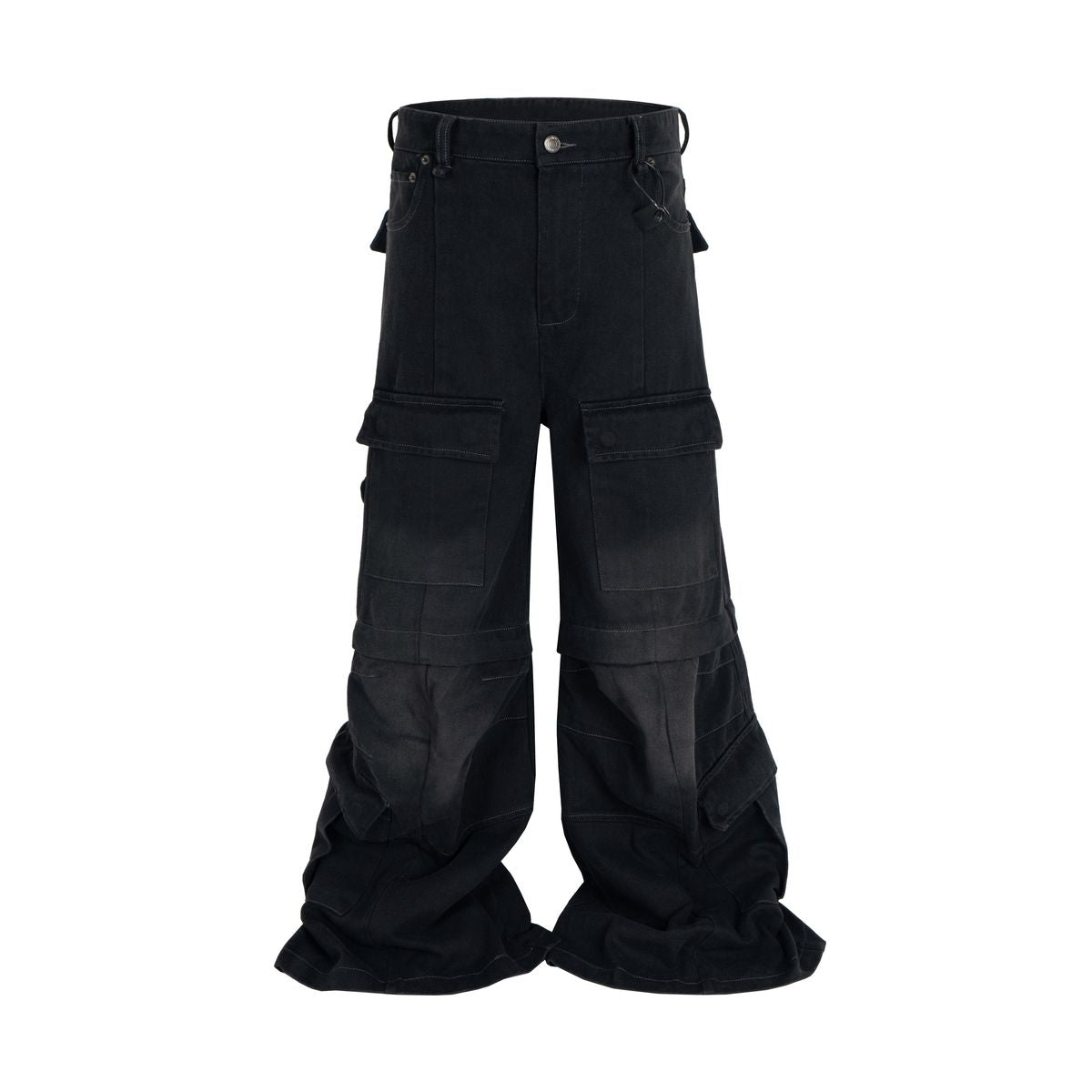 Undeveloped NOIR CONVERT CARGO DENIM - Pluto 5ive LLC Pants