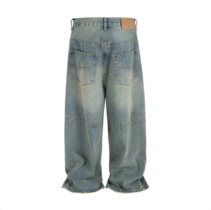 Undeveloped SANDWASH BAGGY BIKER DENIM - Pluto 5ive LLC Pants