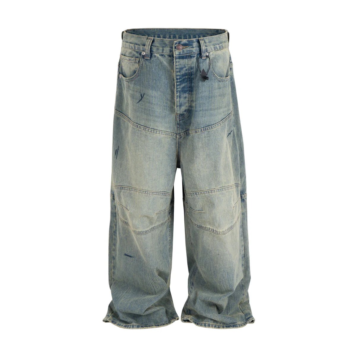 Undeveloped SANDWASH BAGGY BIKER DENIM - Pluto 5ive LLC Pants