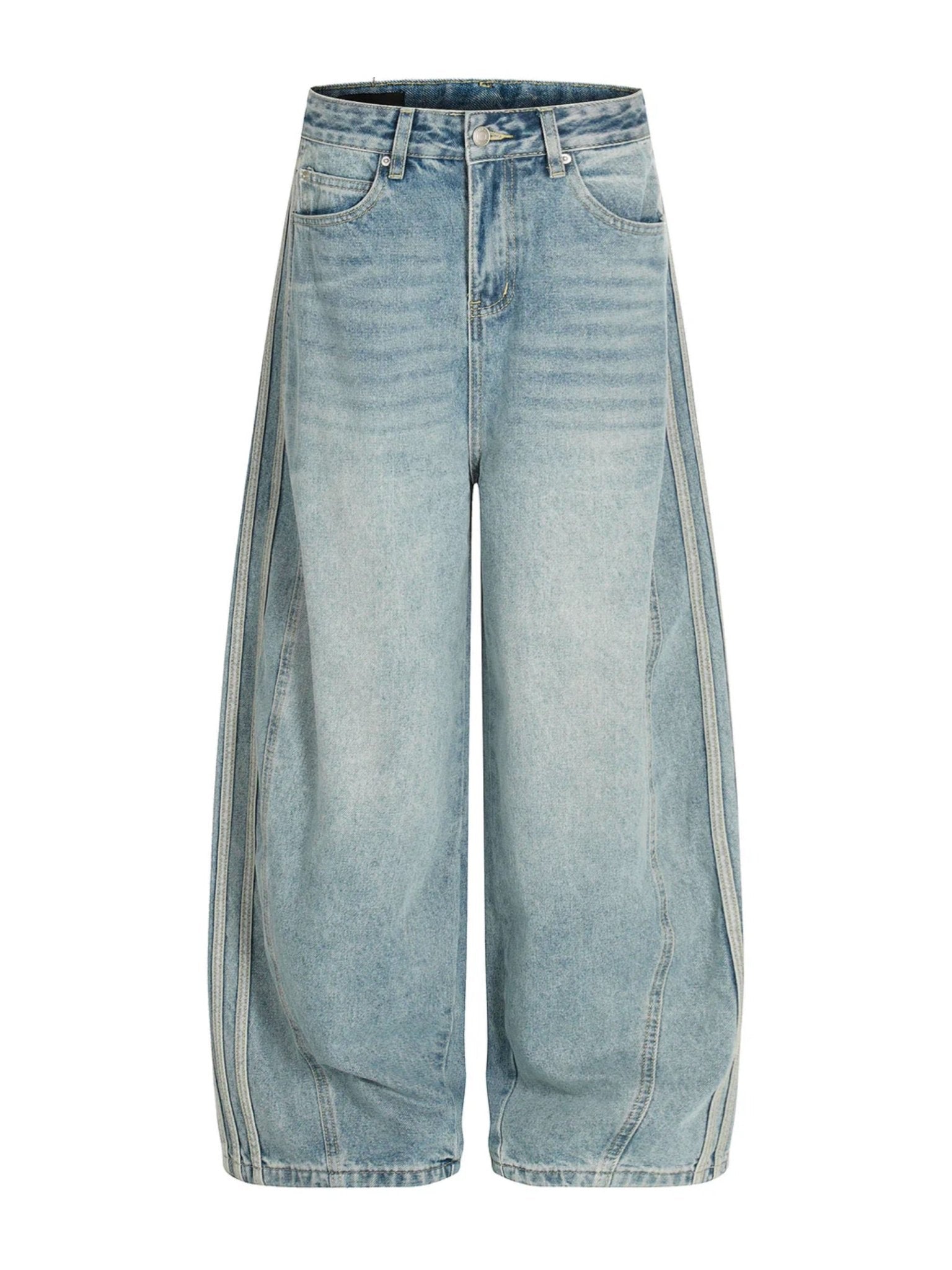 UNDEVELOPED WIDEBOY STRIPED DENIM - Pluto 5ive LLC Pants