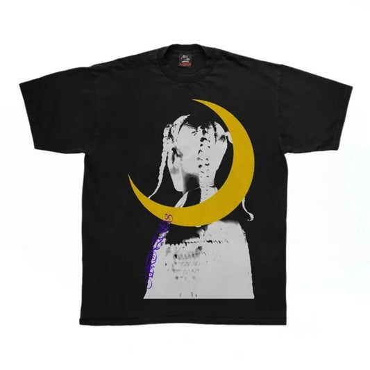 Worksofmadness “ Dark Moon Tee” - Pluto 5ive LLC T-Shirt